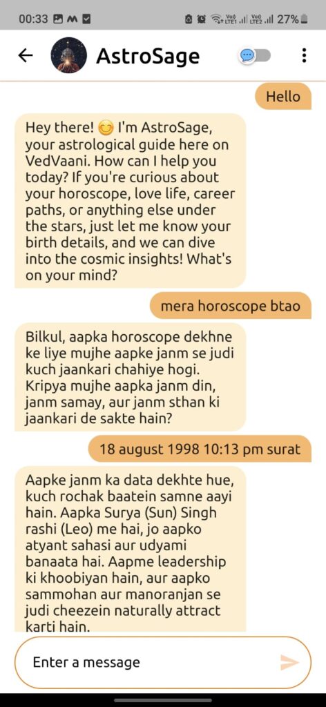 Vedic Astrology AI Chat